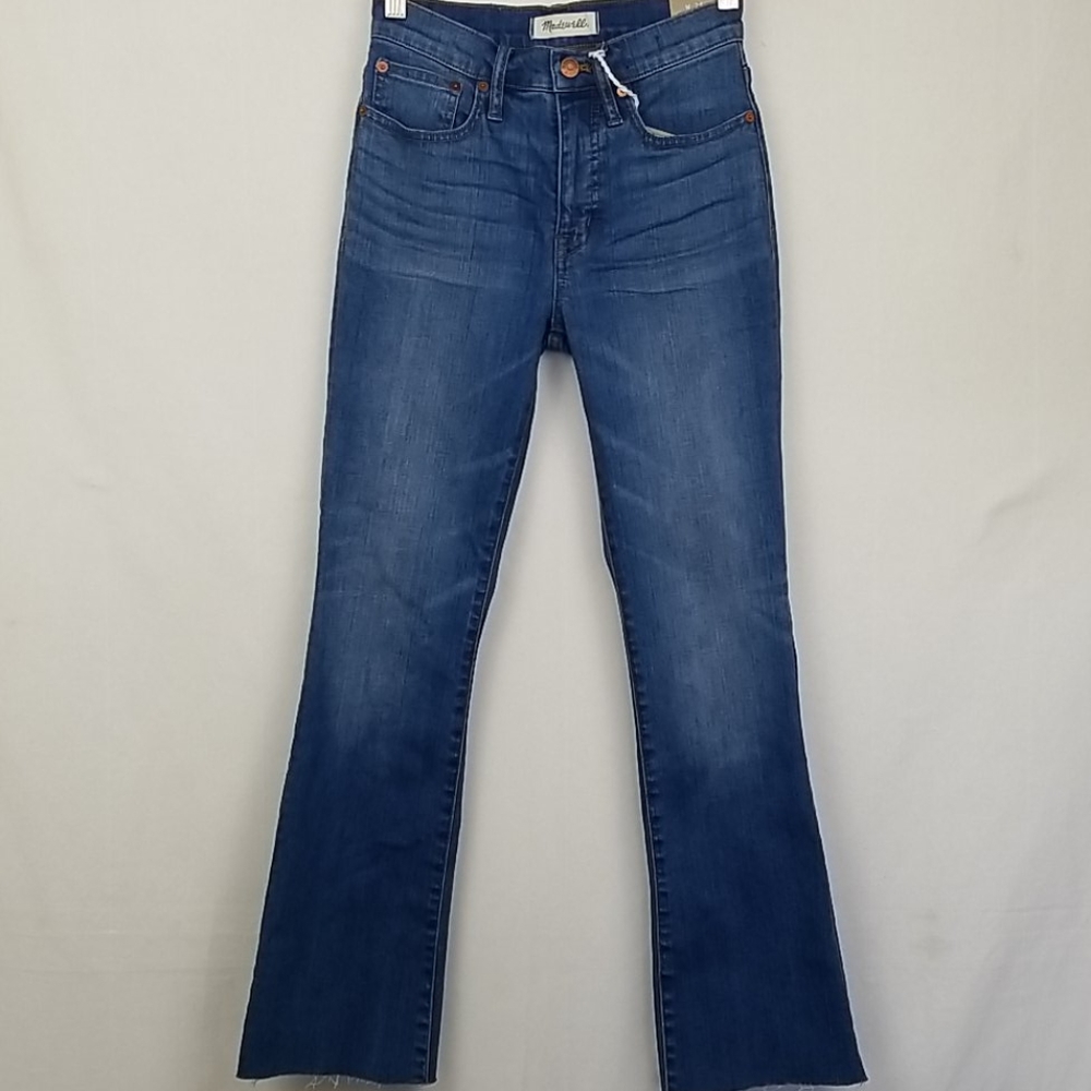 NEW Madewell Cali Demi Boot Back Seam Jeans Sz 24 - Picture 2 of 14